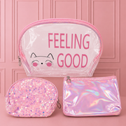 SET COSMETIQUERAS X 3, 20 X 8 X 16 CM, JHC-26005