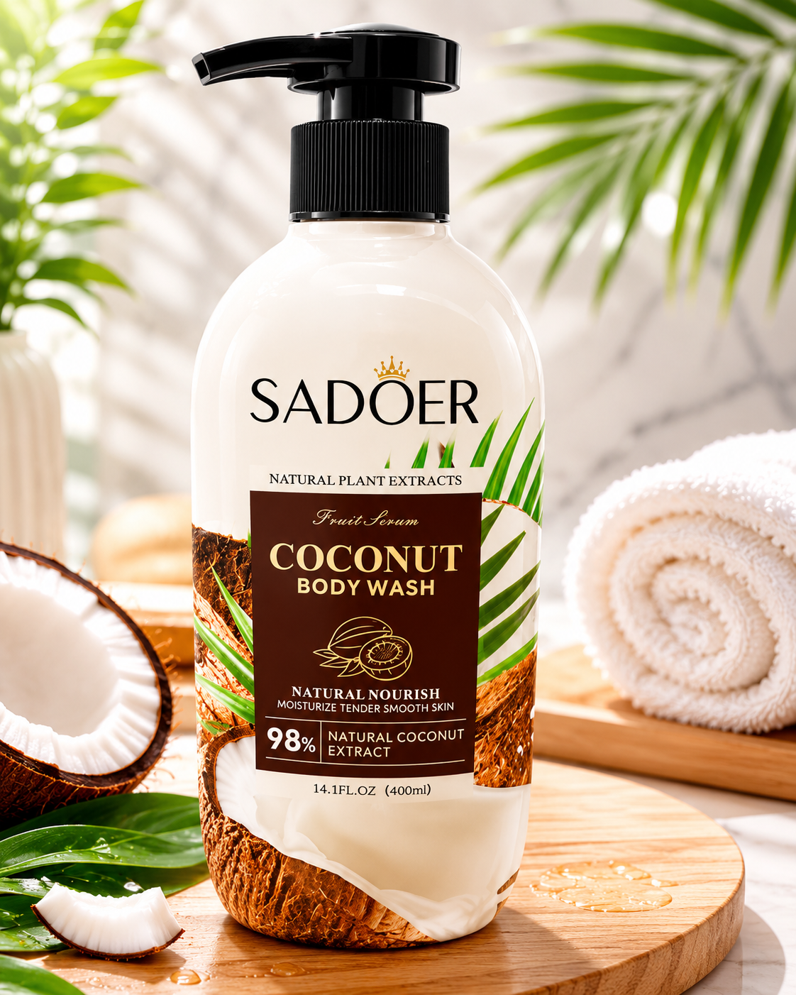 GEL DE BAÑO DE COCO