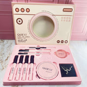 SET POLVO + RUBOR + LABIALES+ DELINEADOR + PESTAÑINA + OBSEQUIO