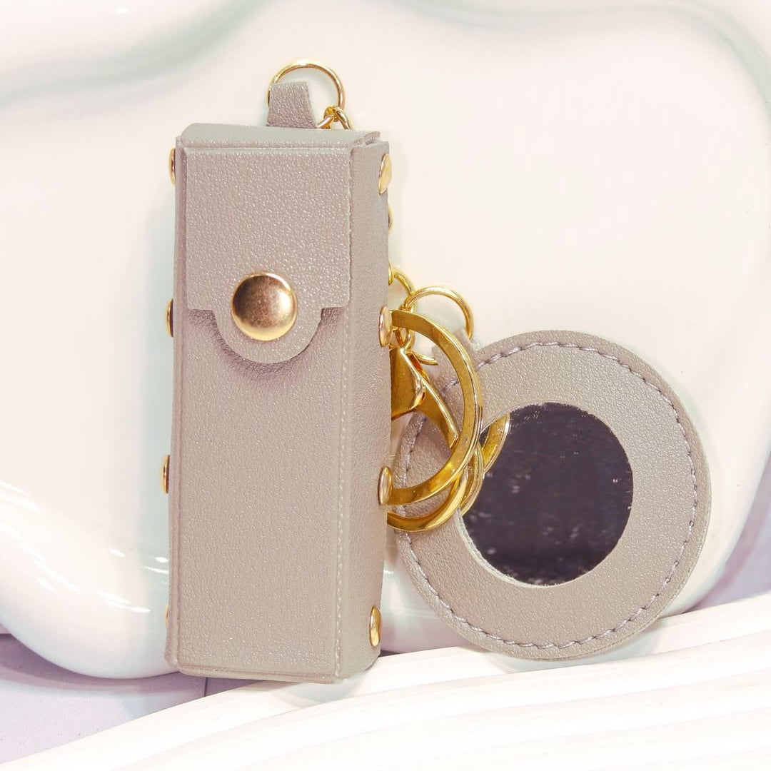 ESTUCHE LLAVERO PARA BRILLO CON ESPEJO