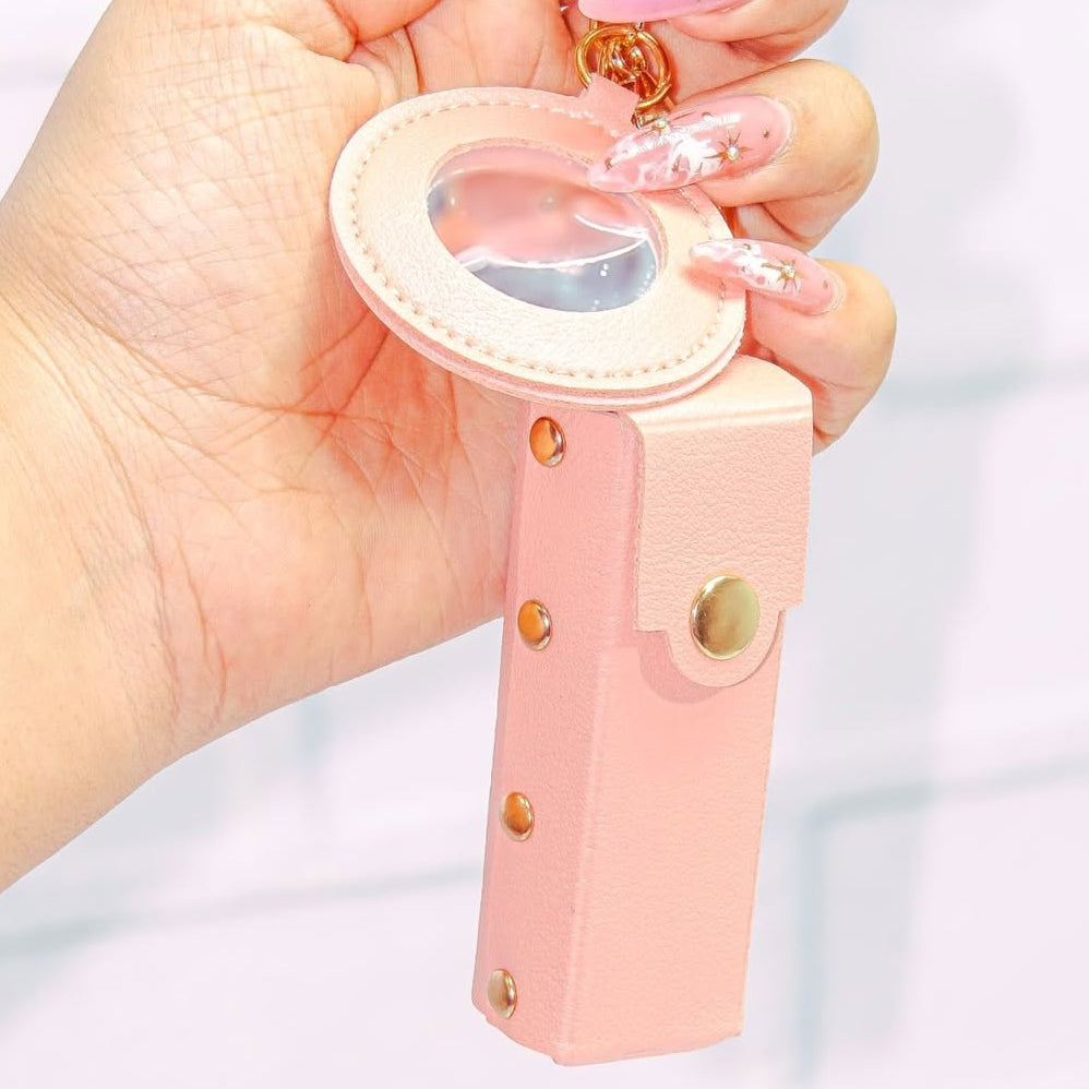 ESTUCHE LLAVERO PARA BRILLO CON ESPEJO