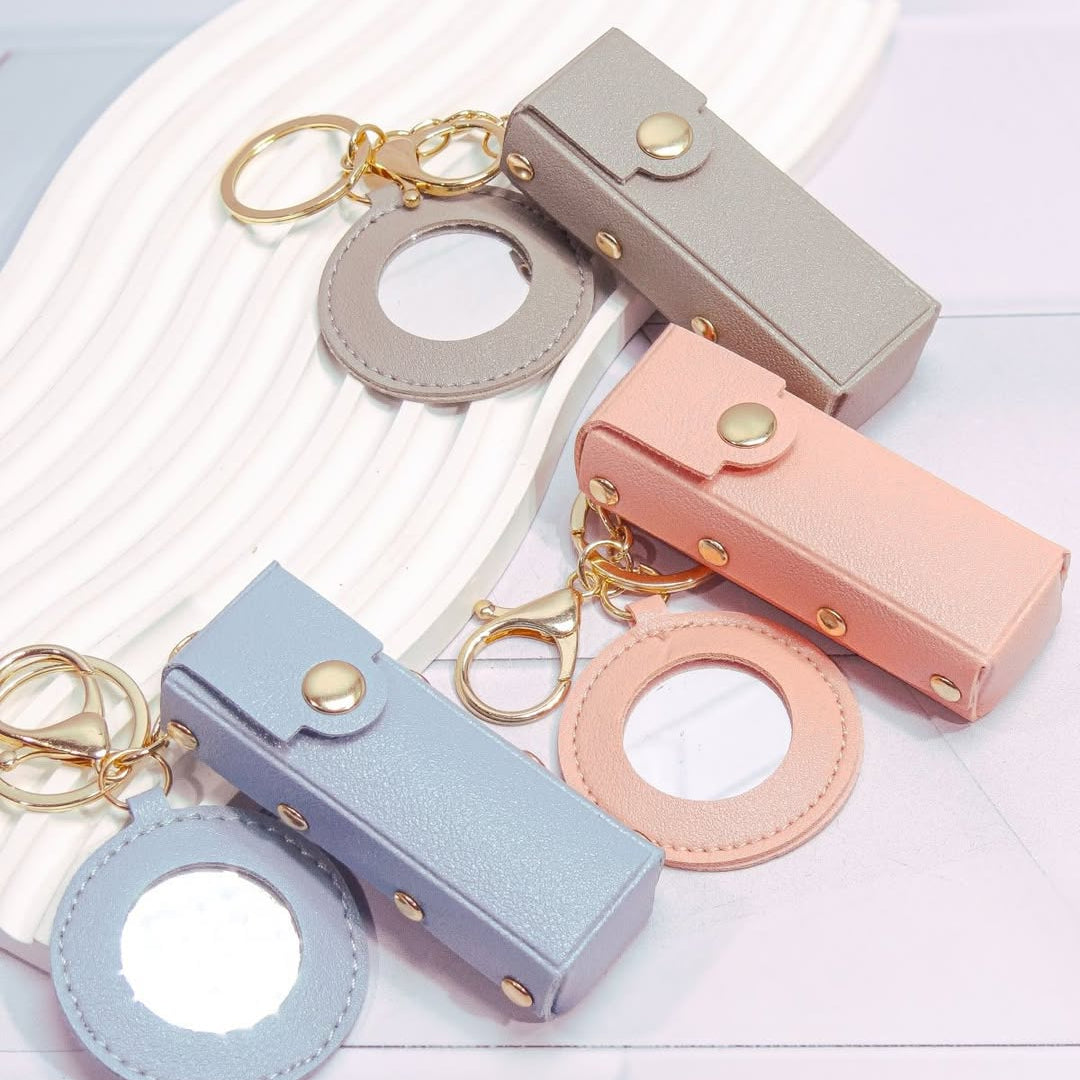 ESTUCHE LLAVERO PARA BRILLO CON ESPEJO