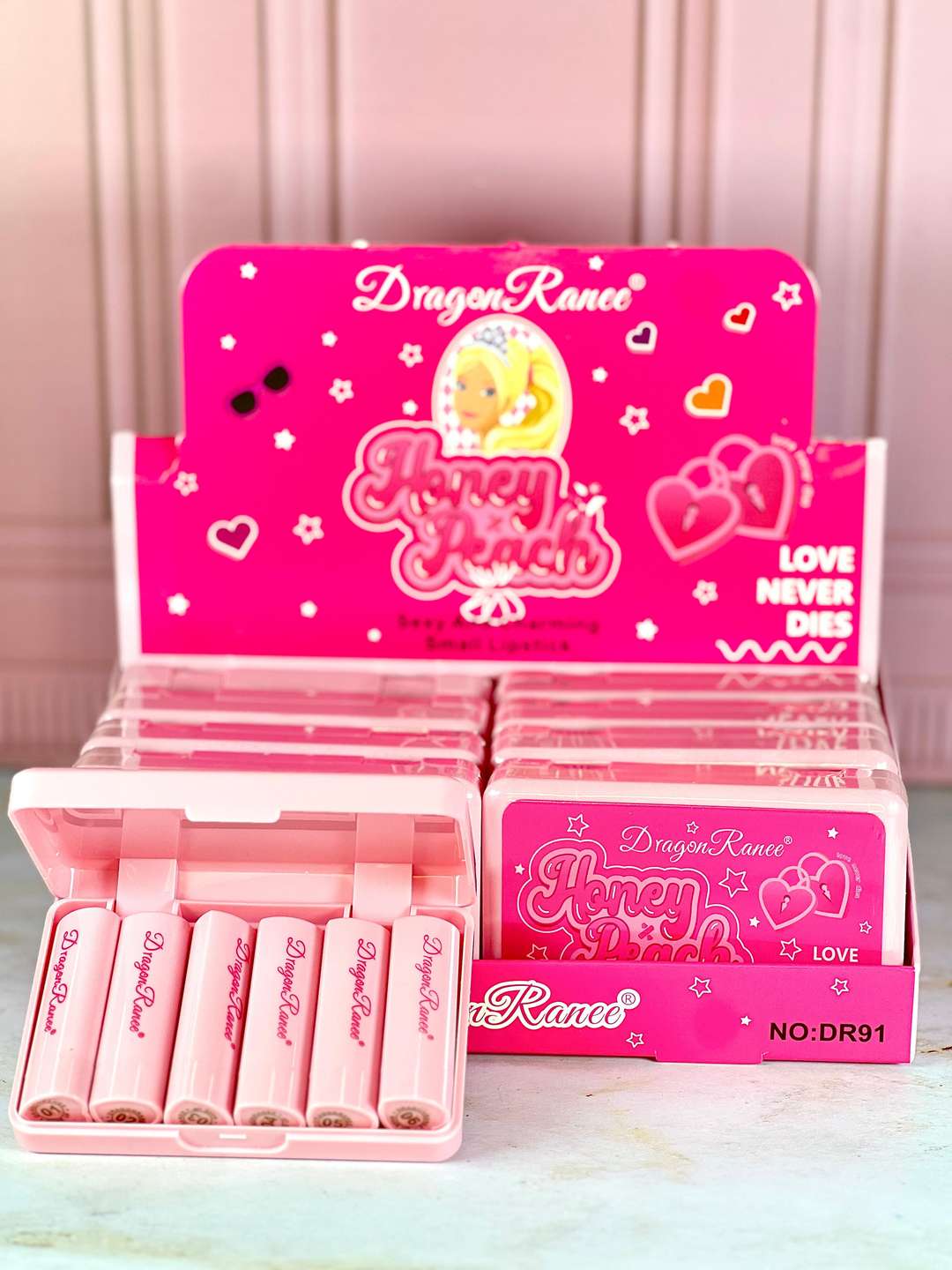 SET MINI LABIALES BARBIE