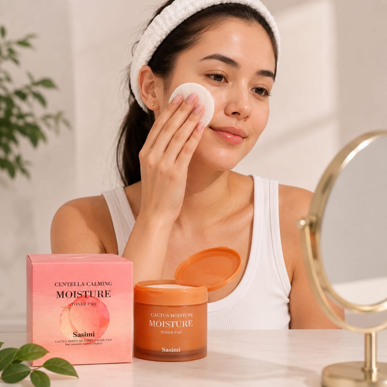 PADS FACIALES PEACH 7028